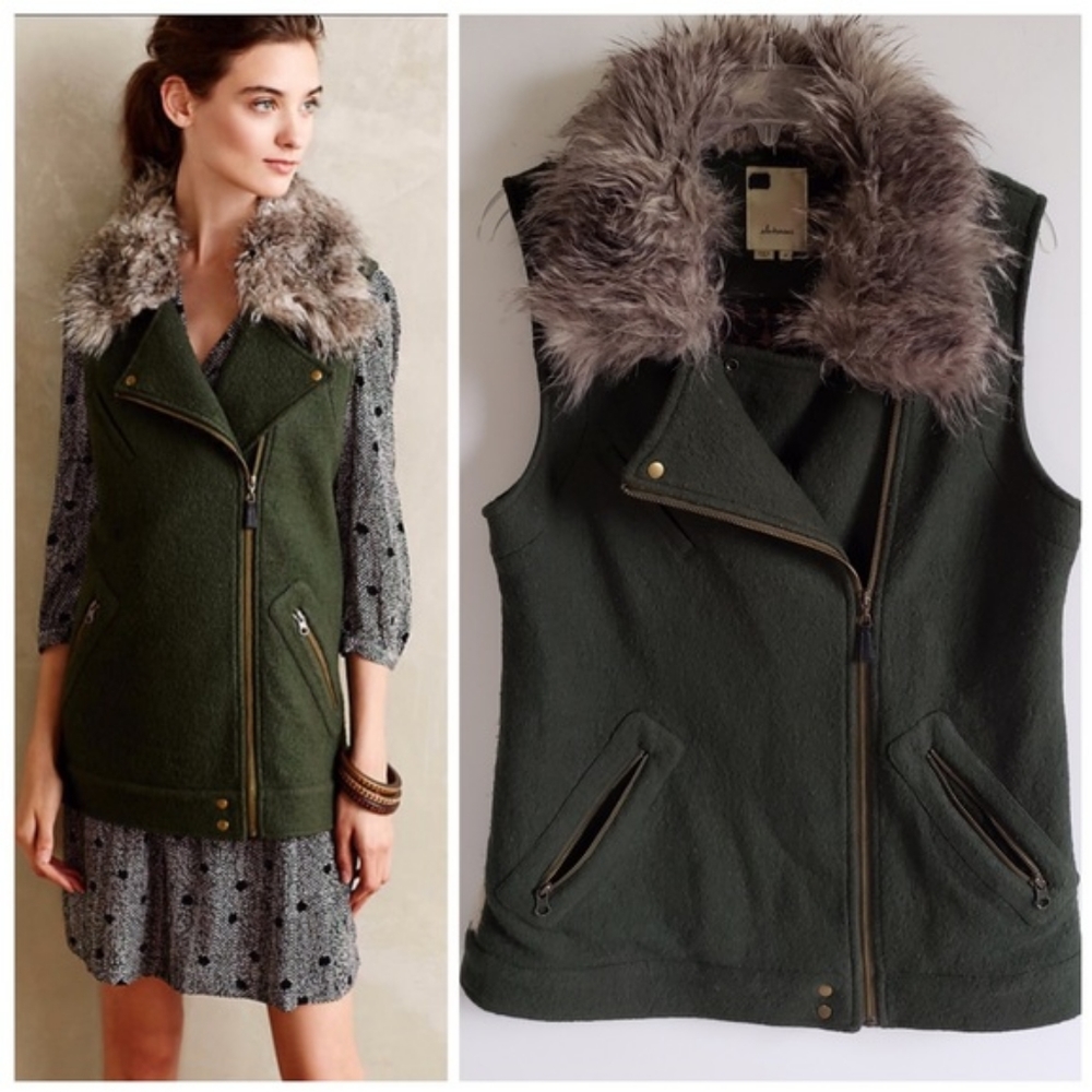 Anthropologie wool vest